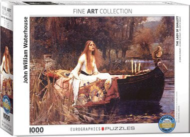 The Lady of Shalott by John William Waterhouse 1000 Piece Puzzle