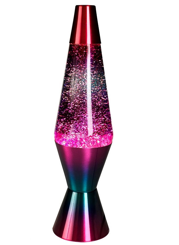 Lava Lamp Berry Glitter 14.5 in