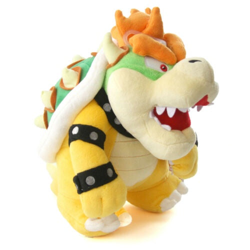 Plush Bowser Super Mario 16in