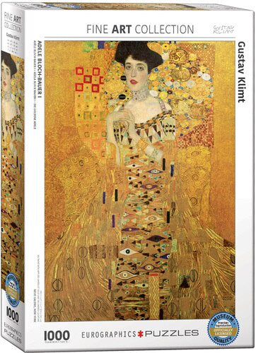 Adele Bloch-Bauer I by Gustav Klimt 1000 Piece Puzzle