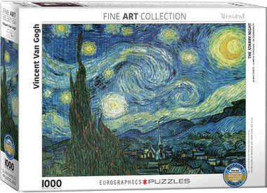 Starry Night by Vincent van Gogh 1000 Piece Puzzle
