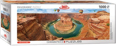 Horseshoe Bend, Arizona Grand Canyon Panorama 1000 Piece Puzzle