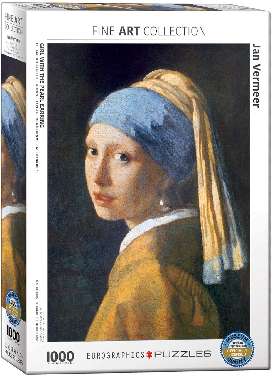 Girl with the Pearl Earring by Jan Vermeer de Delft 1000 Piece Puzzle