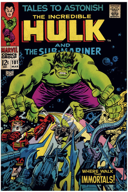 The Hulk Marvel Comics 3D Jigsaw Puzzle 300pc 12x18"