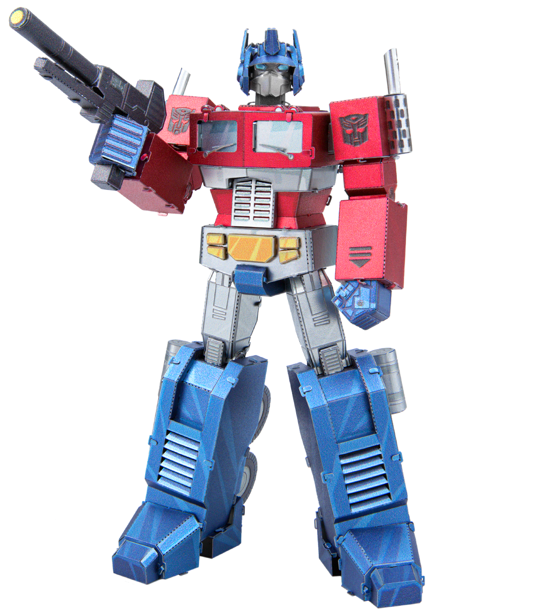 Optimus Prime In Color Metal Earth Model Kit