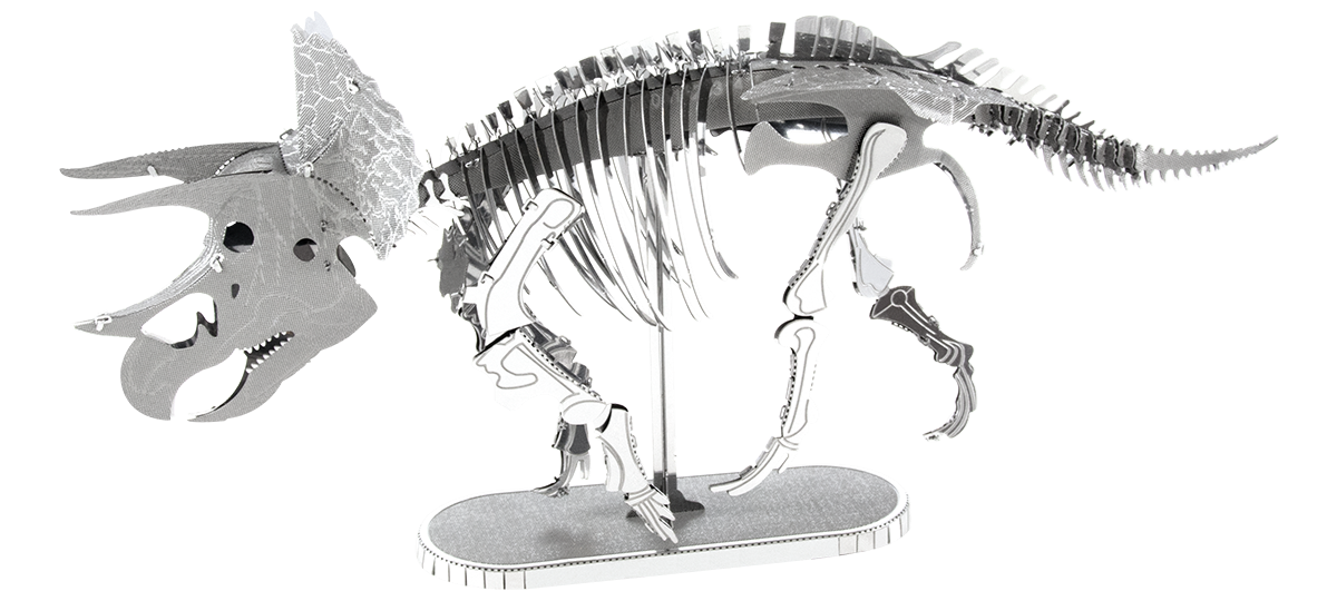 Metal Earth Triceratops Skeleton