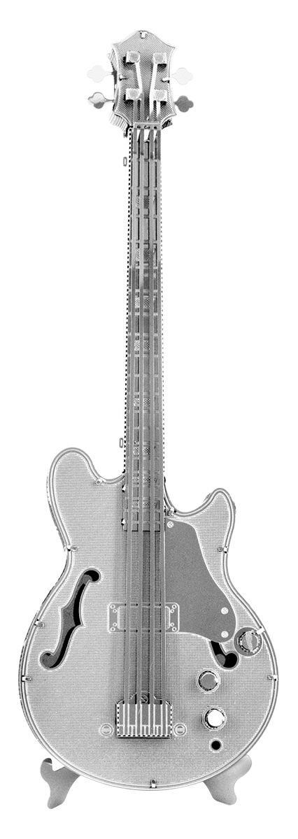 Metal Earth Electric Bass Guitar