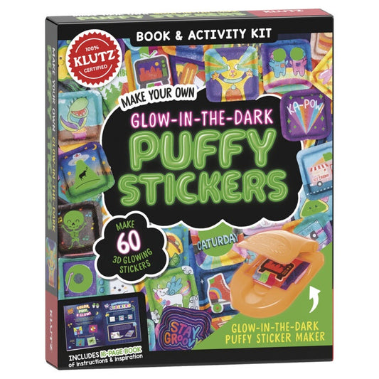 Make Your Own Glow in the Dark Puffy Stickers