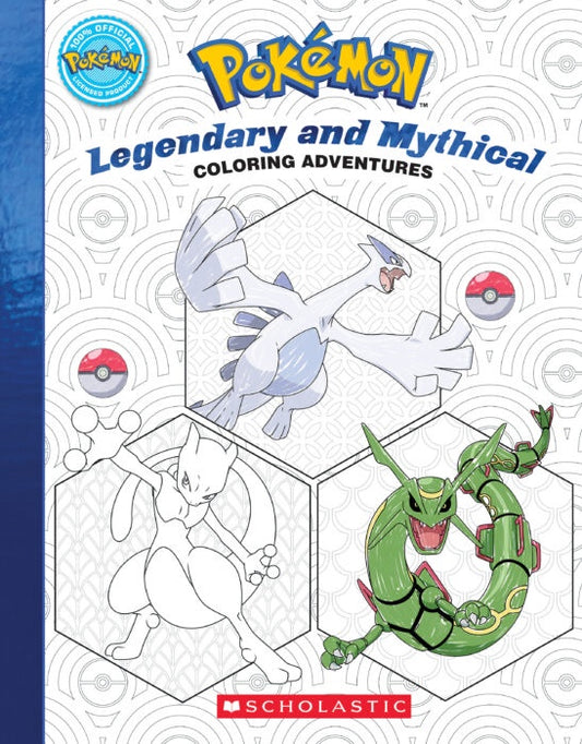 Pokemon Coloring Adventures 2 Legendary and Mythical Pokemon