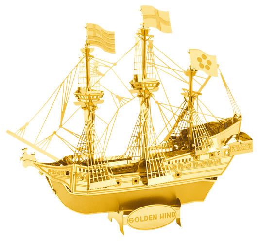 Metal Earth Golden Hind Gold Version