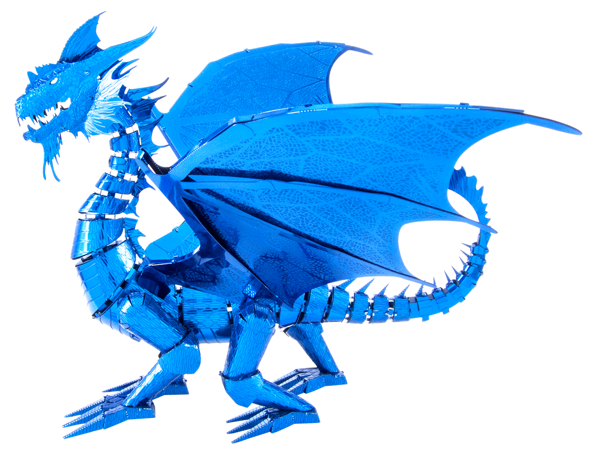 Metal Earth ICONX Blue Dragon