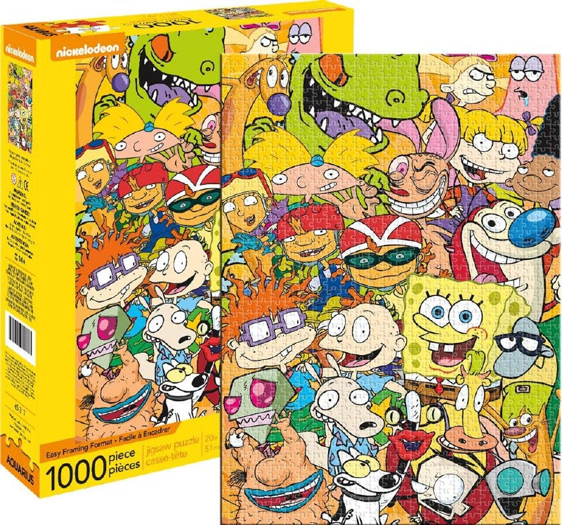Nickelodeon Cartoon Cast 1000 Piece Puzzle